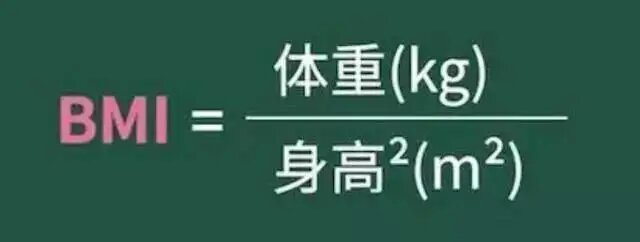 身高体沉指数BMI